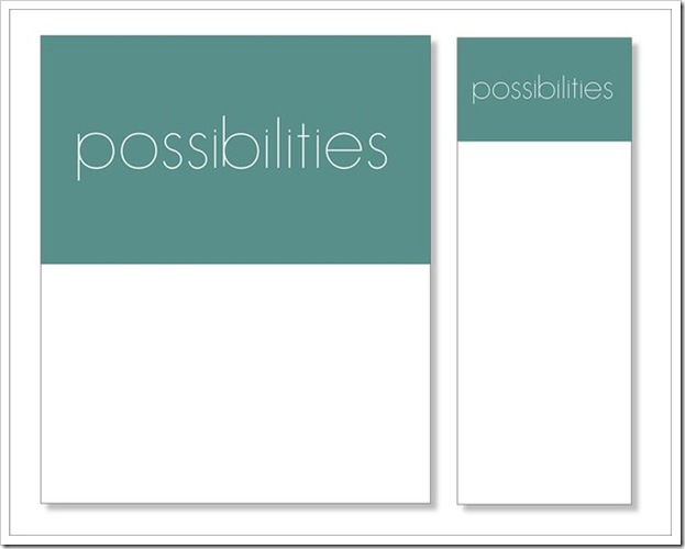 Possibilities Notepad