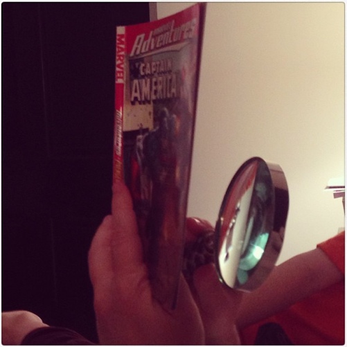 Magnifying Glass in Use