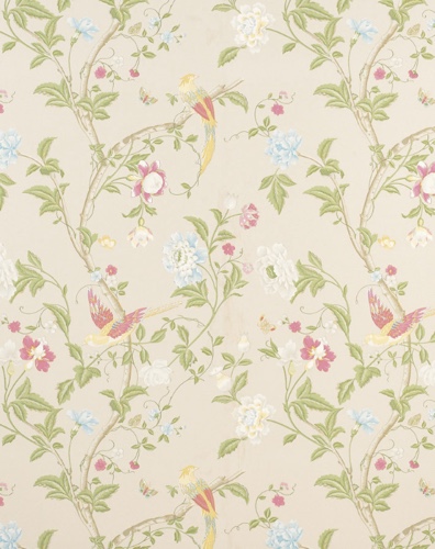 Laura Ashley Summer Palace Linen Wallpaper